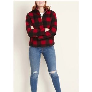Old Navy Buffalo Plaid Fleece - L